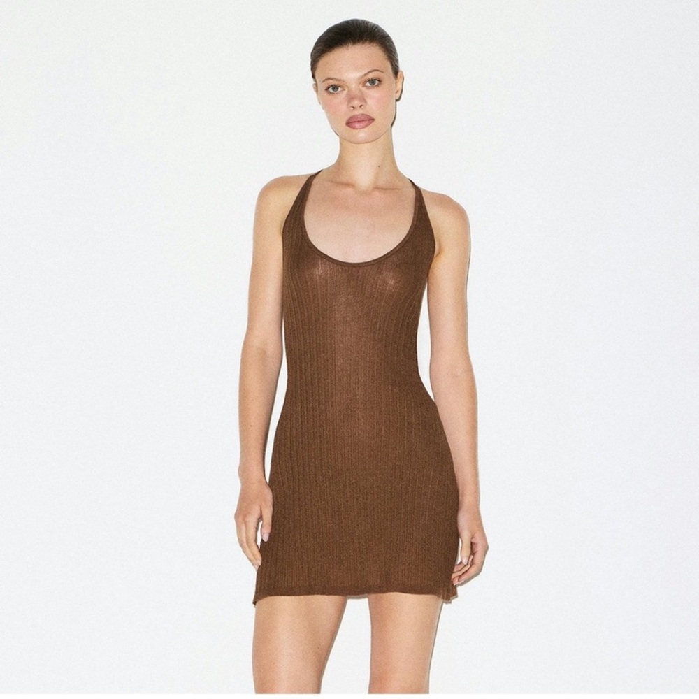 Luxe Chocolate Knit Tank Top